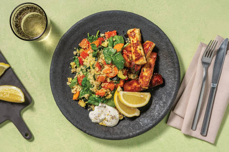 Double Honey & Thyme Haloumi Couscous