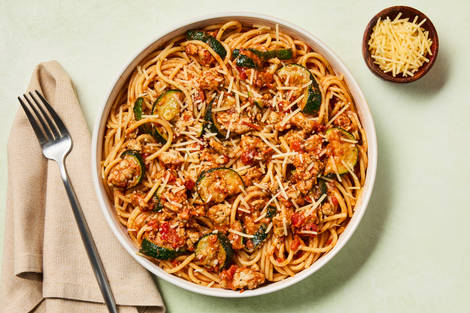 Italian Pork Sausage Spaghetti Bolognese