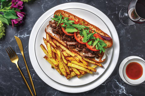 Venison Steak & Caramelised Onion Panini