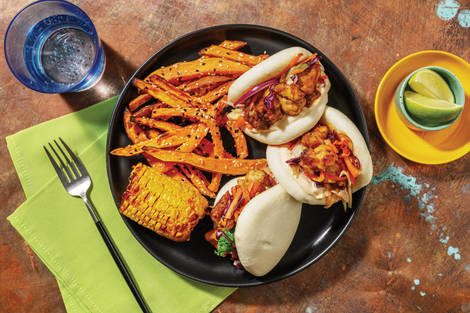 Peanut Chicken & Coconut Chilli Bao Buns