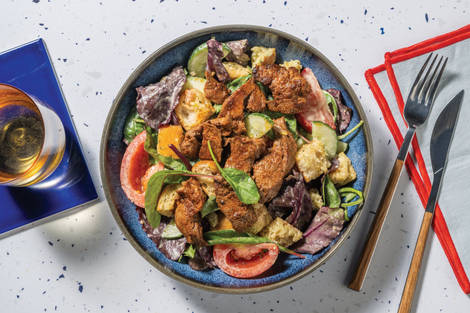 Peri-Peri Beef Salad & Herby Dressing