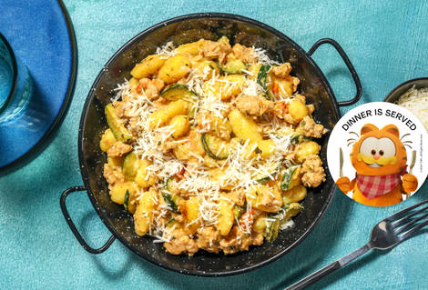 Rich Beef & Zucchini Gnocchi