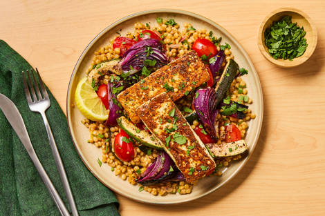 Za’atar-Crusted Grilling Cheese