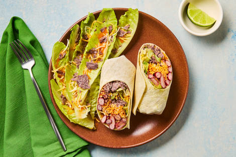 Tex-Mex Kidney Bean Wraps