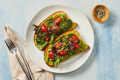 Everything Bagel Avocado Toasts