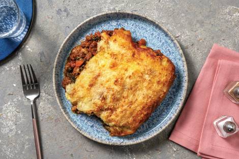 HelloHero: Italian Pork & Potato-Top Pie