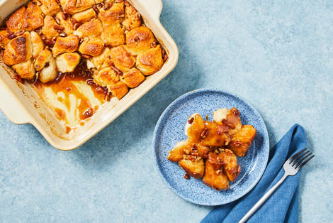 Maple Bacon Pull-Apart Bread