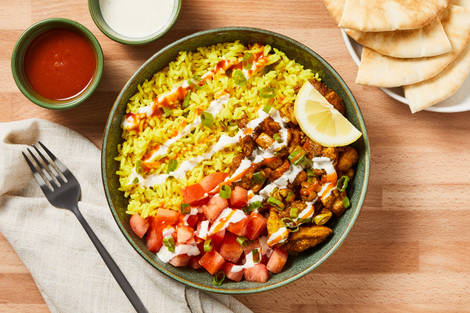 Street Cart-Style Turkey Bowls 