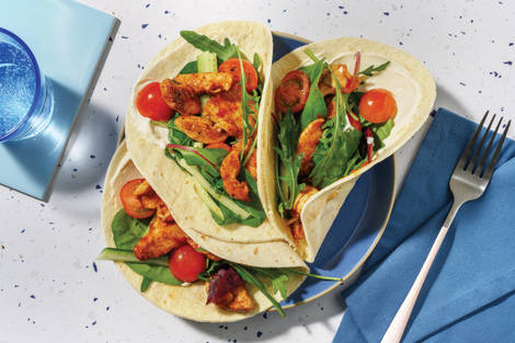 Quick Double Peri-Peri Chicken Tacos