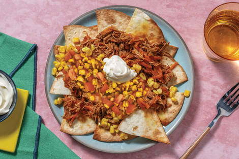 Chipotle Pulled Pork Loaded Tortilla Chips