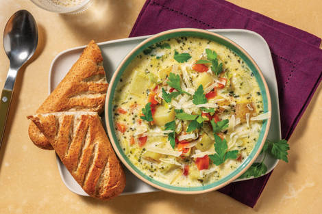 Creamy Leek & Potato Soup 