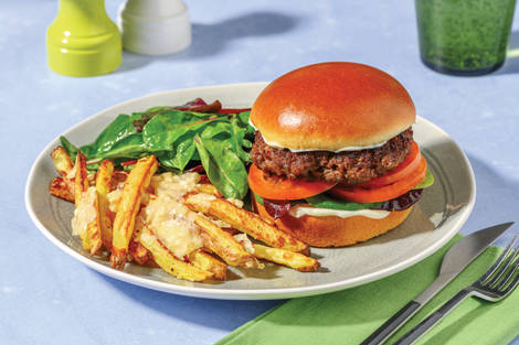 Italian Herby Beef Burger