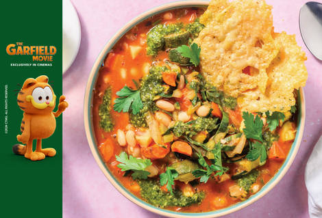 Warming White Bean & Veggie Soup