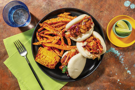 Peanut Chicken & Coconut Chilli Bao Buns