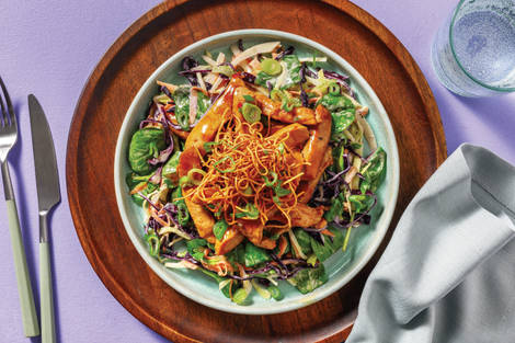 Quick Double Sweet Chilli Pork & Crunchy Noodles