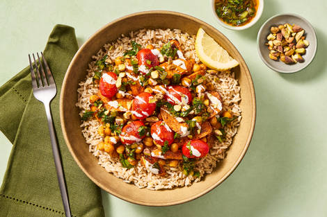Spice Market Salmon & Chickpea Bowls