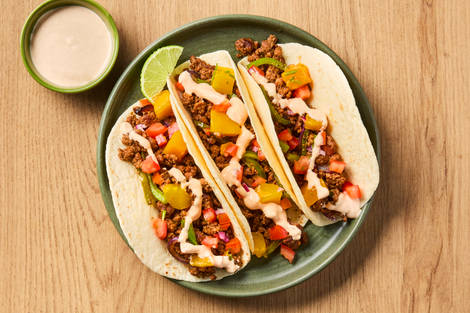 One-Pan Chicken & Charred Pepper Tacos