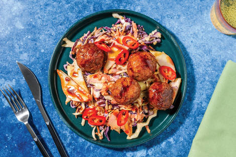 Honey, Soy & Ginger Beef Meatballs