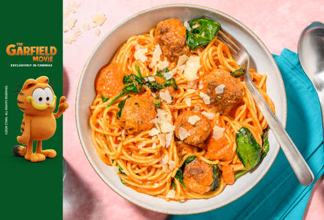 Traditional Pork Meatballs & Spaghetti