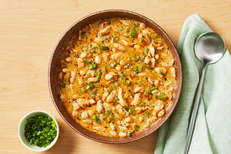 One-Pot Tuscan White Bean Chicken Soup