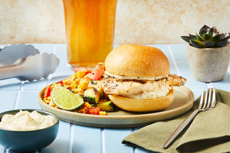 Garlic-Cumin Grilled Chicken Sandos