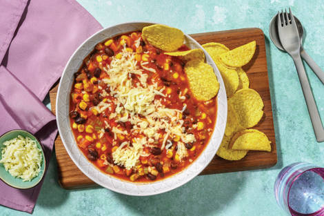 One-Pot Mexican Black Bean & Veggie Soup