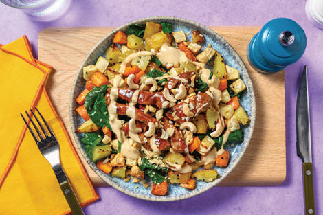 Sweet Chilli Beef & Sesame Veggie Toss