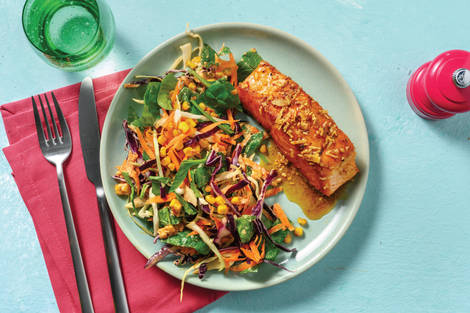 Easy Tex-Mex Seared Salmon