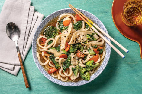 Prawn Wonton & Veggie Soup