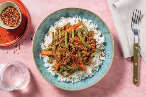 Asian Plant-Based Mince & Veggie Stir-Fry