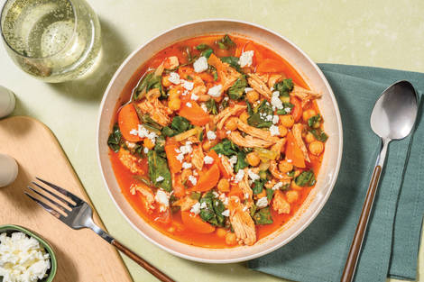 Double Middle Eastern Chicken & Chickpea Soup