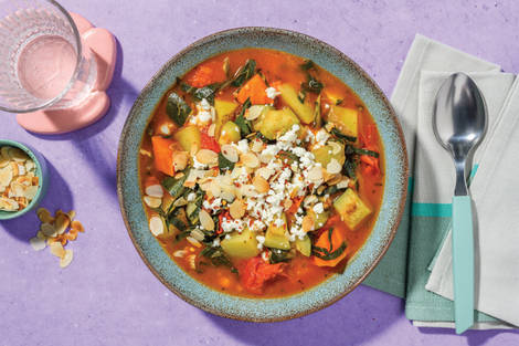 Mediterranean Bacon & Veggie Soup