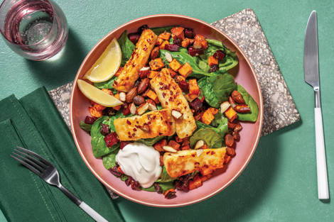 Sweet & Sticky Glazed Haloumi