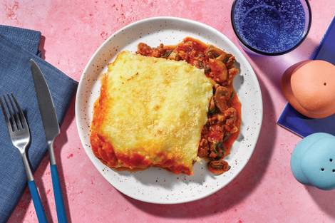 Rustic Italian Beef, Bacon & Potato Pie