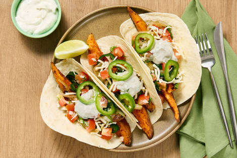 Sweet Potato & Beef Fajitas