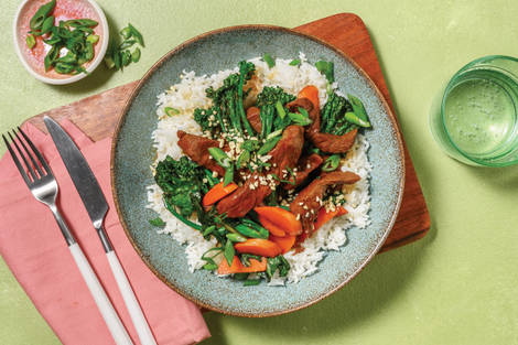 Asian Beef & Baby Broccoli Stir-Fry