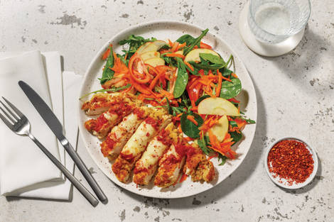 Quick Herb & Double Cheese Chicken Parmigiana