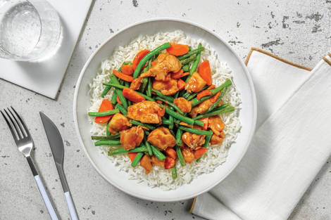 Lemongrass Chicken & Stir-Fried Veggies