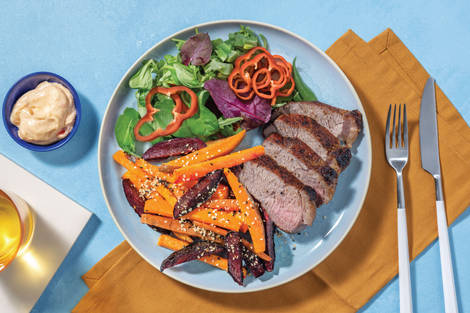 Jerk-Spiced Barramundi & Capsicum Salad