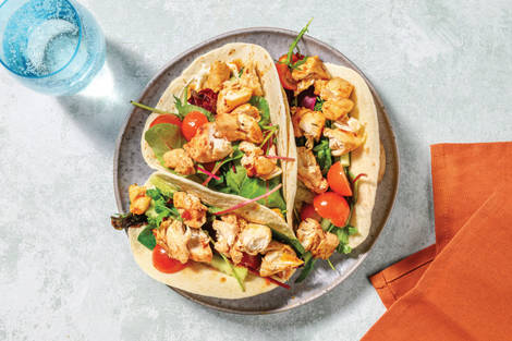 Quick Peri-Peri Chicken Tacos