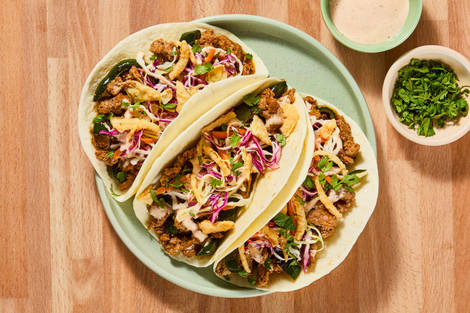 One-Pan Beef Stir-Fry Tacos