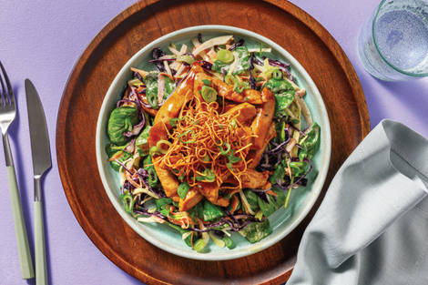 Quick Double Sweet Chilli Pork & Crunchy Noodles