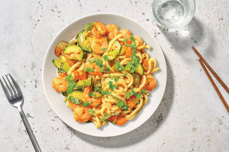 Double Sticky Ginger Prawn Stir-Fry