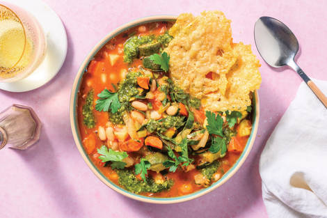 Italian White Bean & Veggie Soup