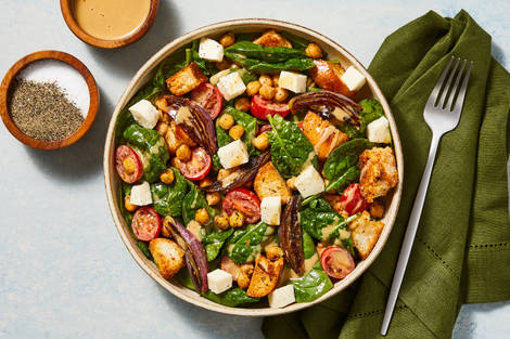 Spinach Caprese Salad