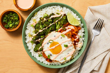 Honey Miso Broccoli Donburi