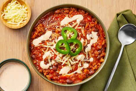 One-Pot Turkey & Black Bean Chili