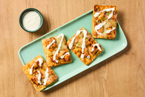 BBQ Ranch Chicken Flatbreads