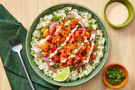 Saucy Chicken Burrito Bowls