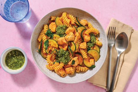 Quick Pesto Chicken & Courgette Fusilli